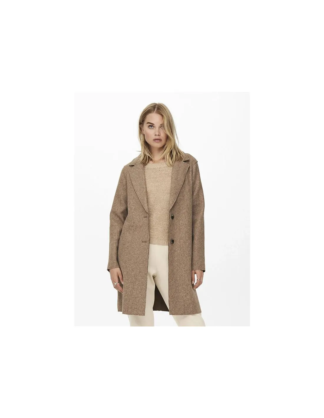 Veste Only carrie Bonded Coat Woodsmoke Femme