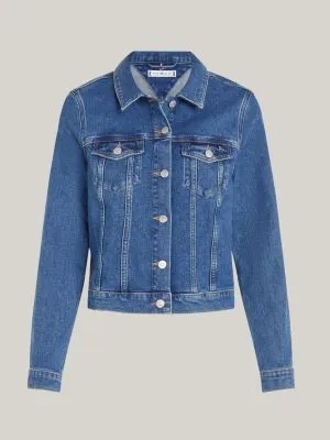 Veste Trucker coupe standard Curve en denim | Denim | Tommy Hilfiger