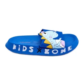 WJ1 Chaussons Mousse Enfant Dinosaure Bleu Dario