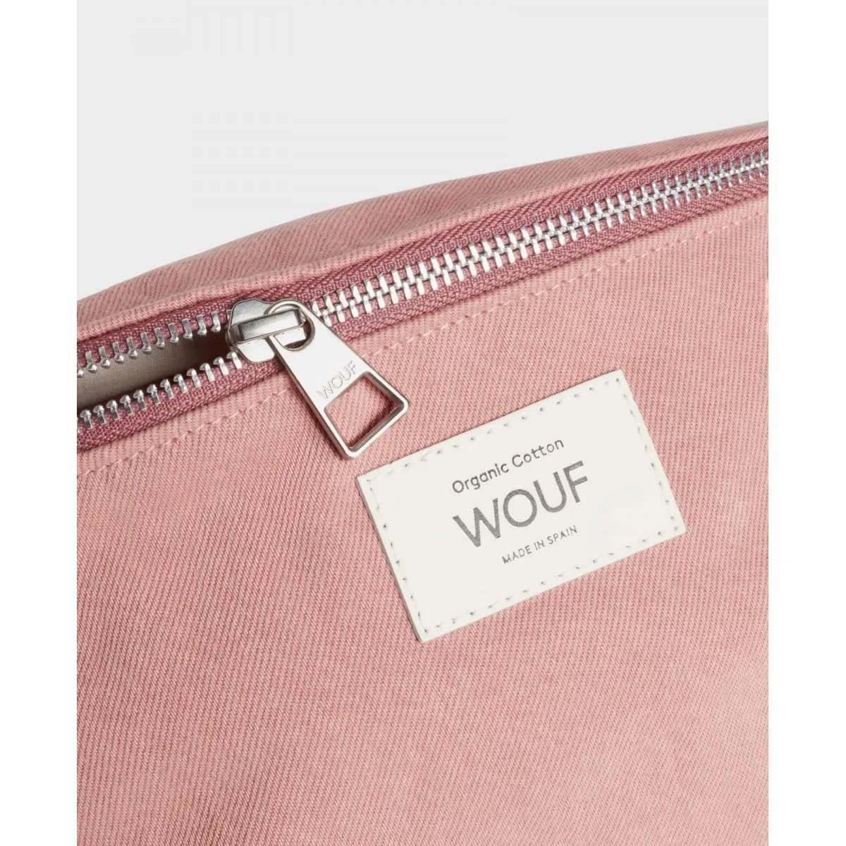 Wouf - Sac banane denim rose